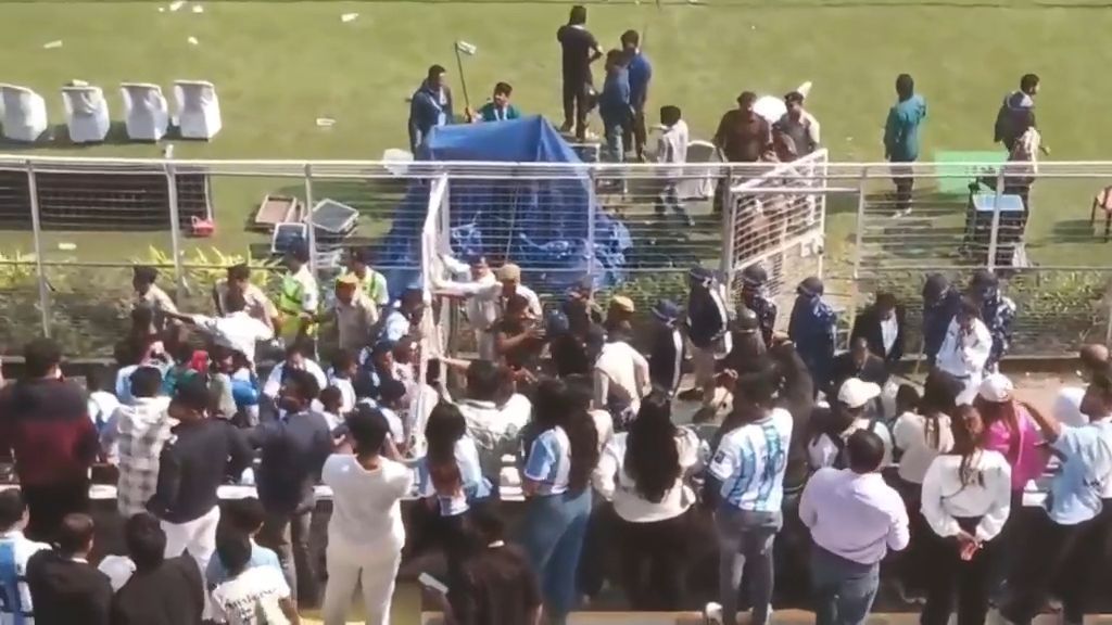 Lionel Messi GOAT tour sparks stadium riots in India