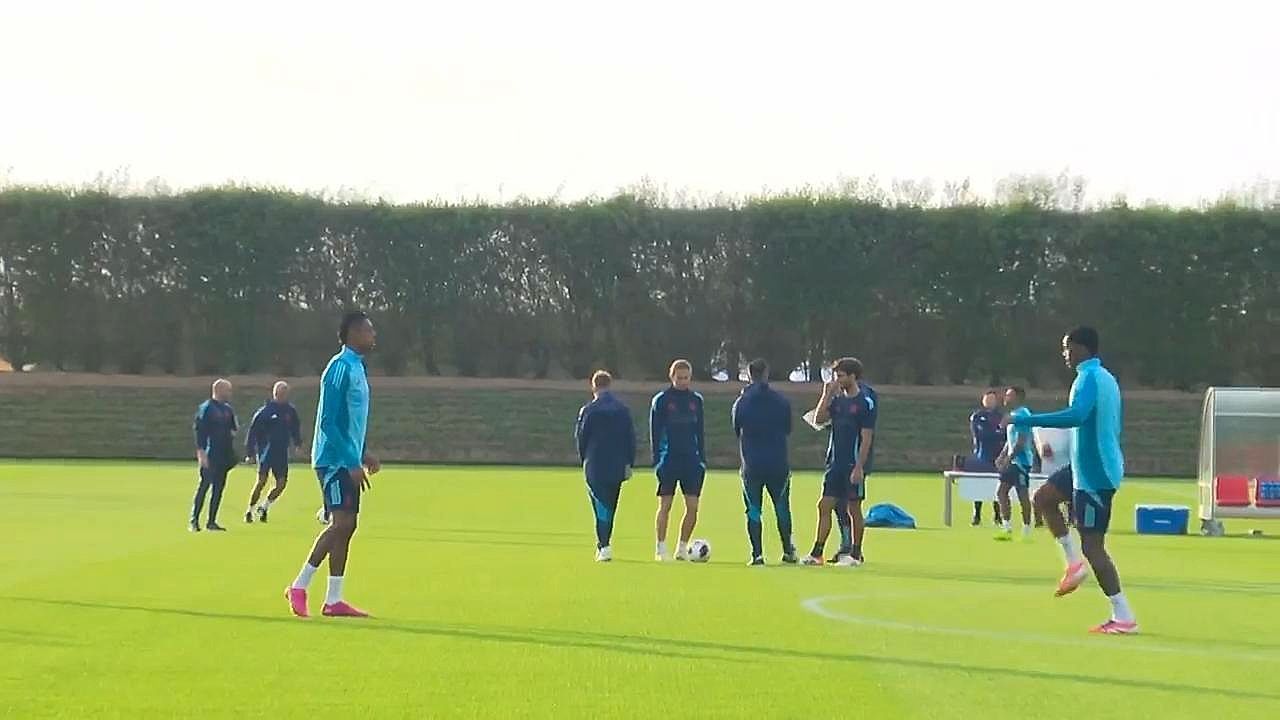 Flamengo train ahead of Intercontinental Cup final vs. PSG