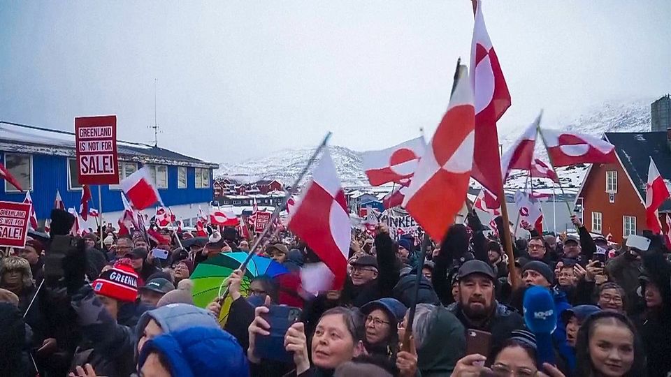 Proteste auf Grönland: Widerstand in den USA gegen Trumps Strafzölle
