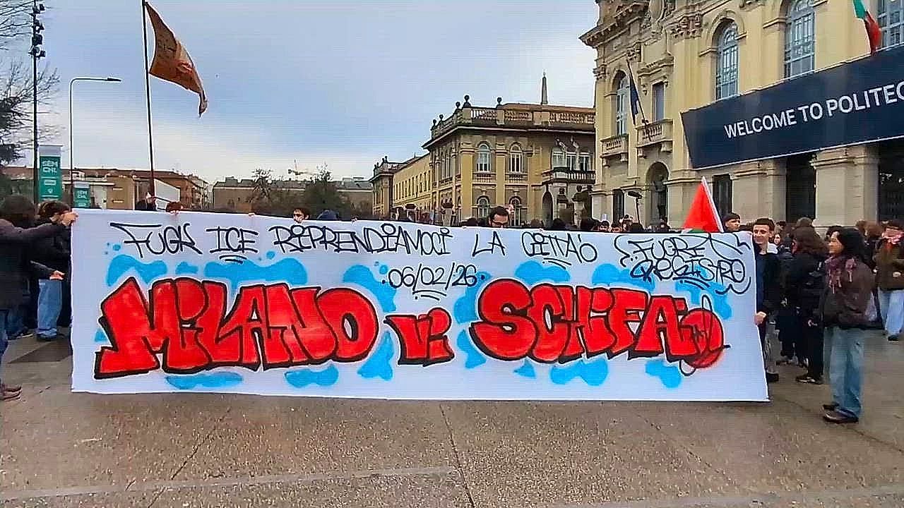 Video: Total rejection in Milan! Protests against the arrival of ICE agents for the Olympic Games