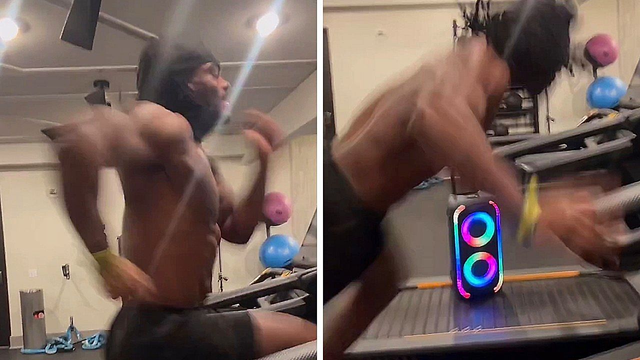 Video: Treadmill stunt turns painful in high-speed live stream