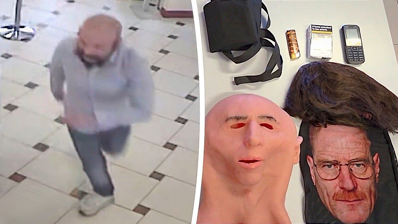Video: Überfall mit Breaking-Bad-Masken: Drei Bankräuber in Italien festgenommen