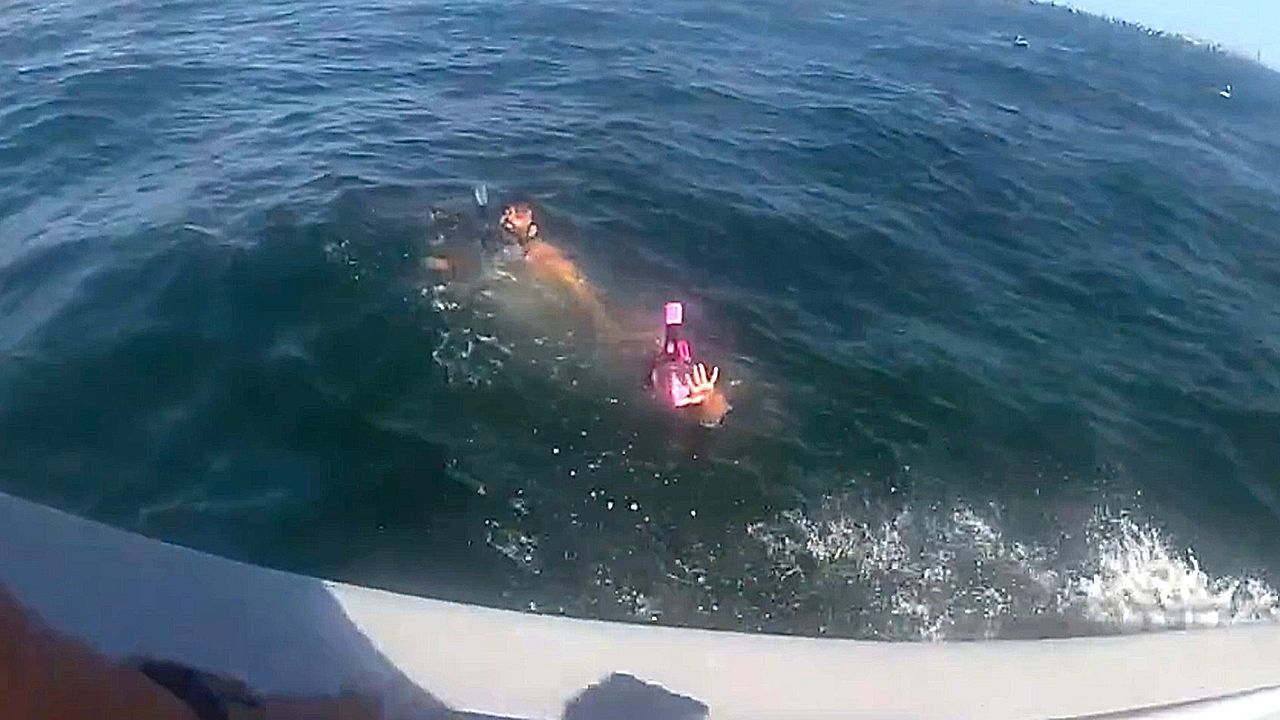 Video: Exhausted snorkelers rescued in Florida after being swept out to sea by strong rip current