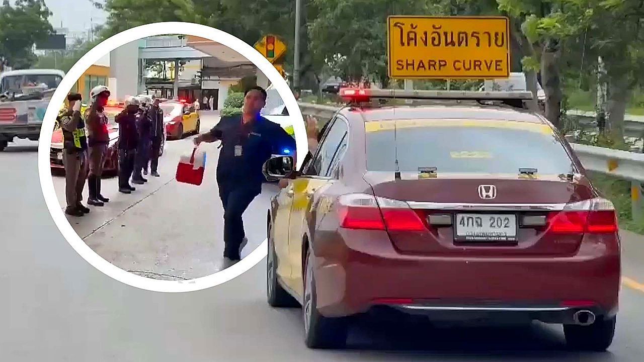 Video: Freie Bahn fürs Herz: Bangkoks Polizei rast mit Spenderorgan in 48 Minuten zur Klinik