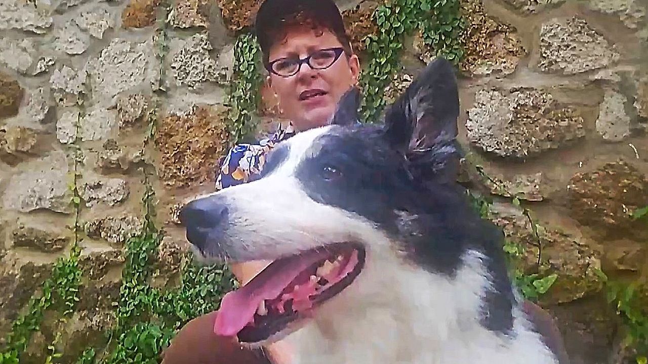 Video: Oklahoma woman reunited with missing dog found 1,100 miles away in North Carolina