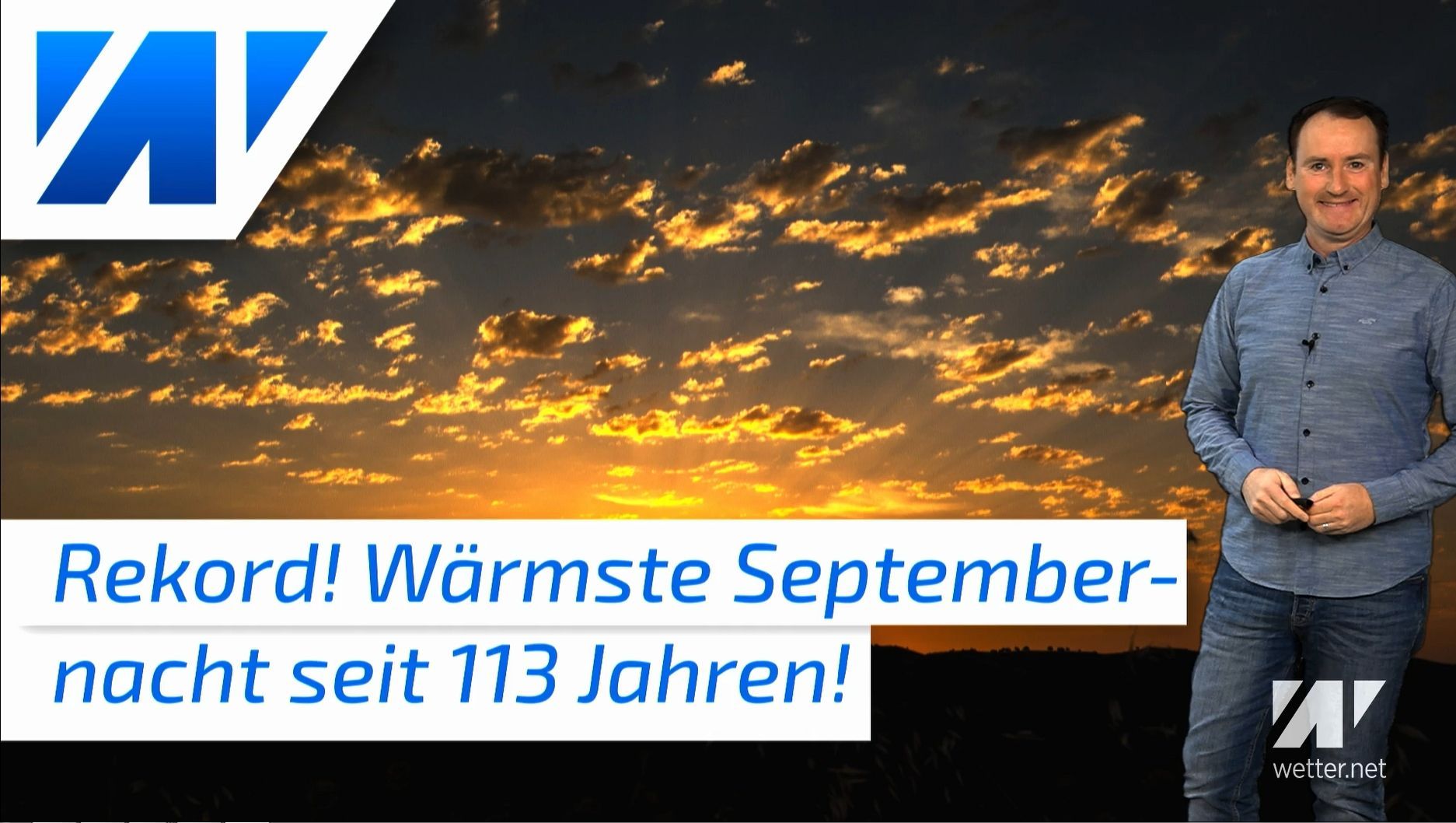 Rekord in Deutschland! Wärmste Septembernacht seit 113 Jahren! Lokal sogar tropische Nacht!