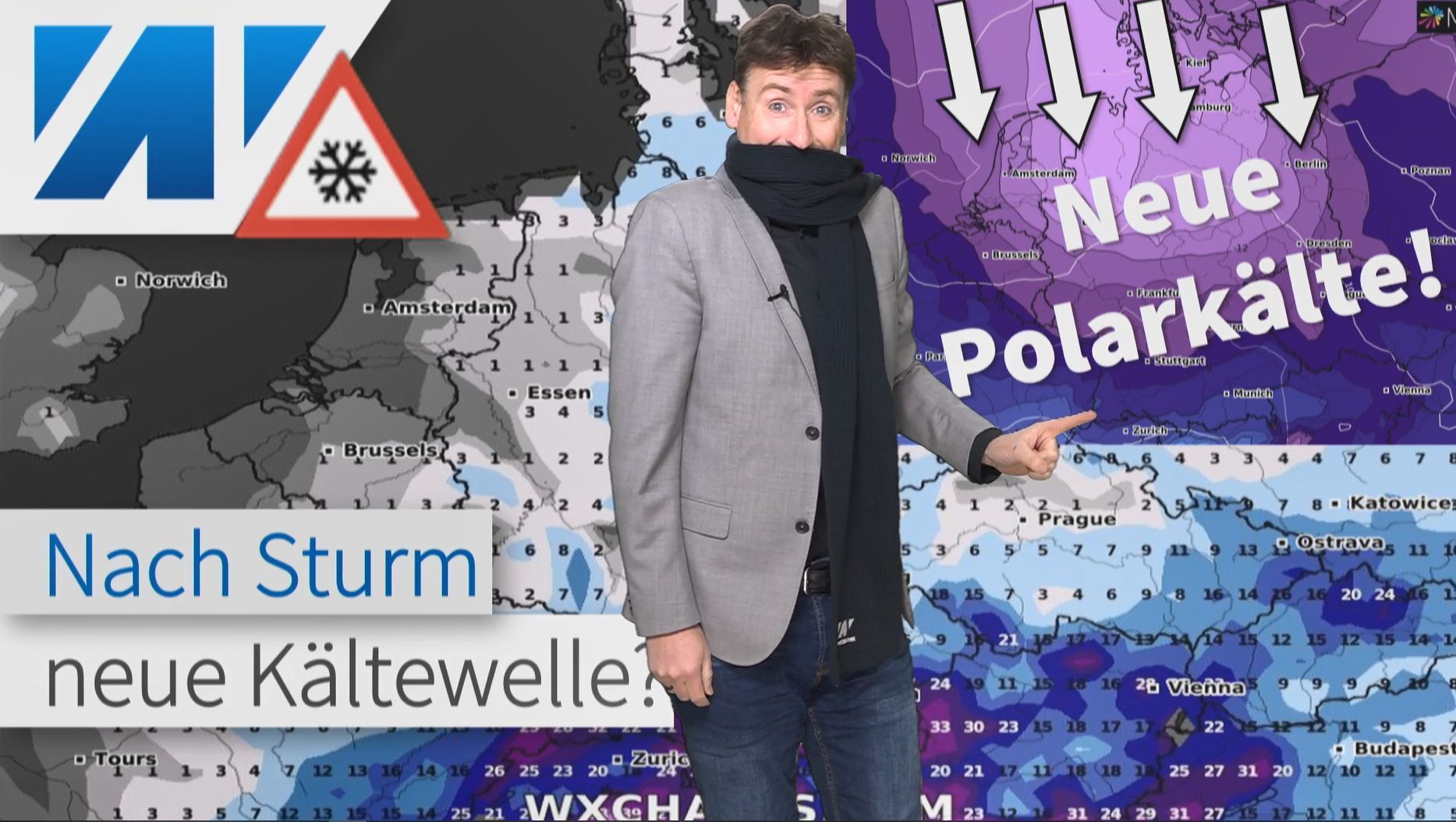 After Christmas, an Arctic Outbreak threatens! New polar air rushes to Germany, in addition, heavy snowfalls move up!