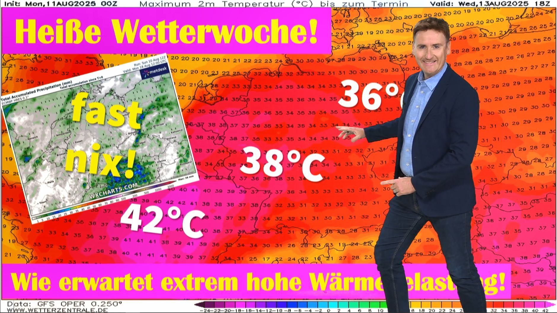 Video: Fast 40 Grad – "Das wird die heißeste Woche des Jahres 2025"