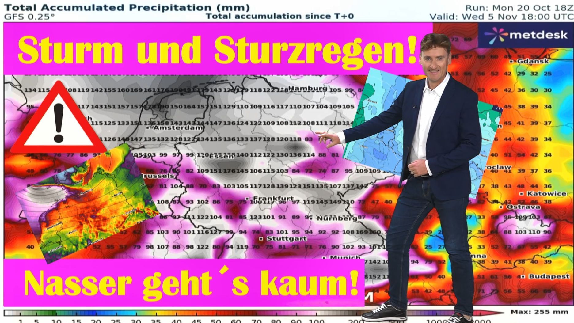 Video: "Das ist erst der Anfang" weitere Stürme und immense Regenmengen bis Anfang November in Sicht!