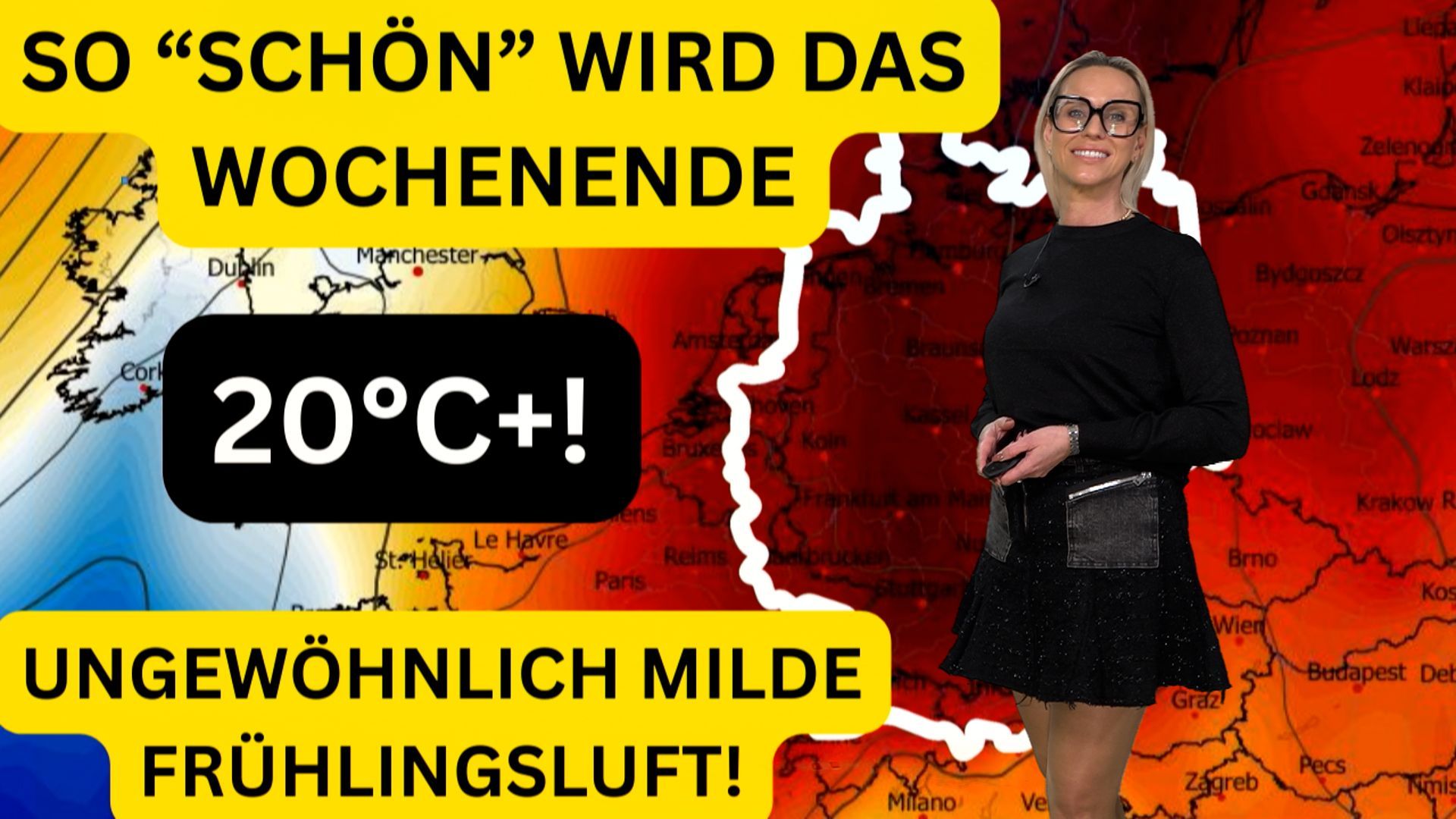 Video: Von 0 auf 20 Grad! Das Thermometer in Deutschland schießt am Wochenende in die Höhe. Noch normal?