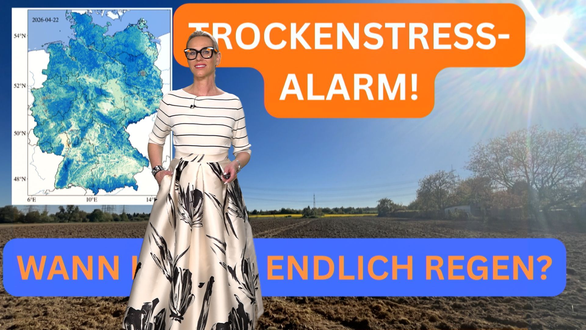 Video: Achtung: Trockenstress-Alarm! Pflanzen leiden! Wie ernst ist die Lage? Wann wird es endlich regnen?