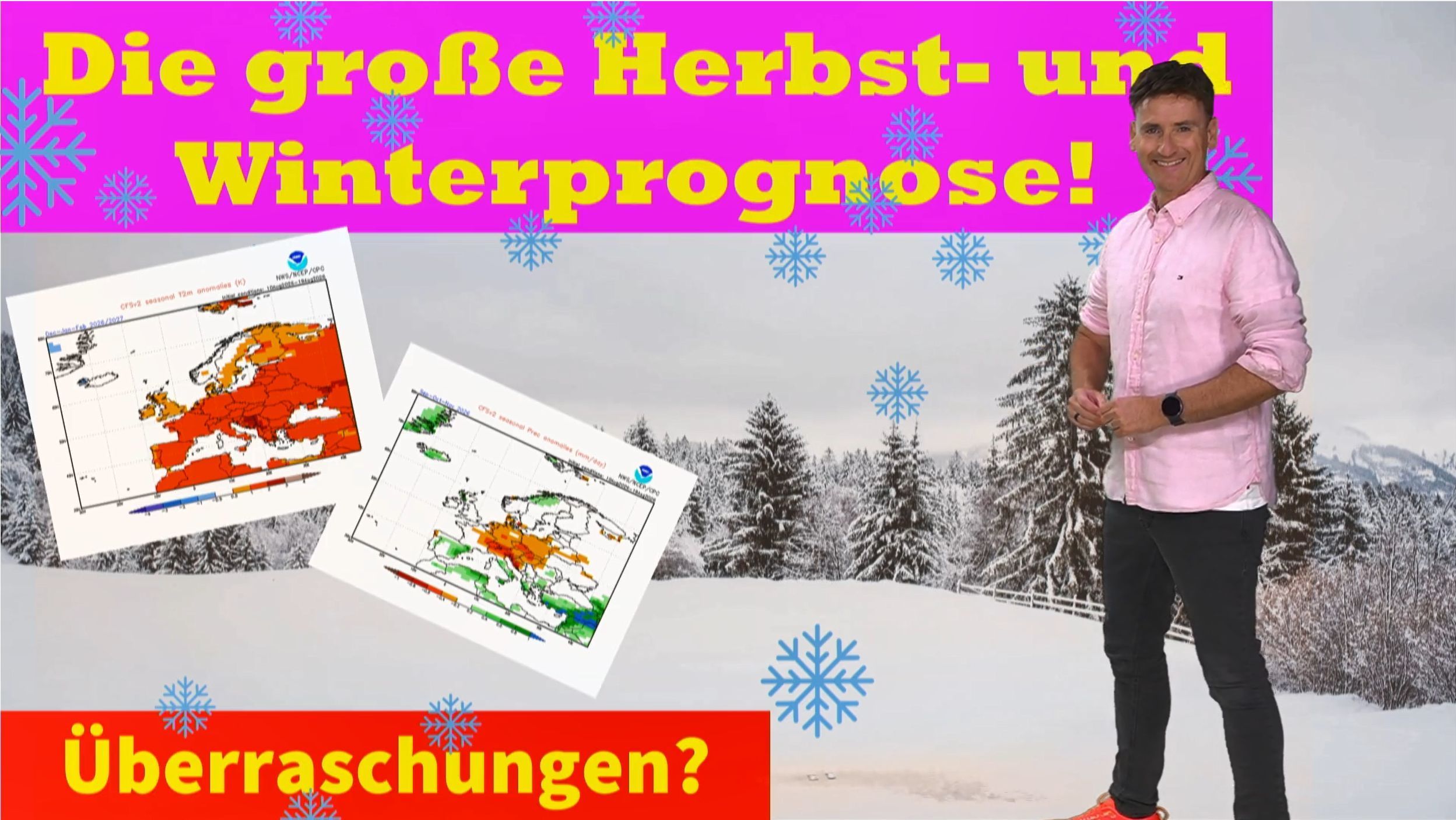 Video: El Niño dreht durch: Weiße Weihnachten oder Grillwetter? CFS warnt vor Sturm- & Flut-Winter