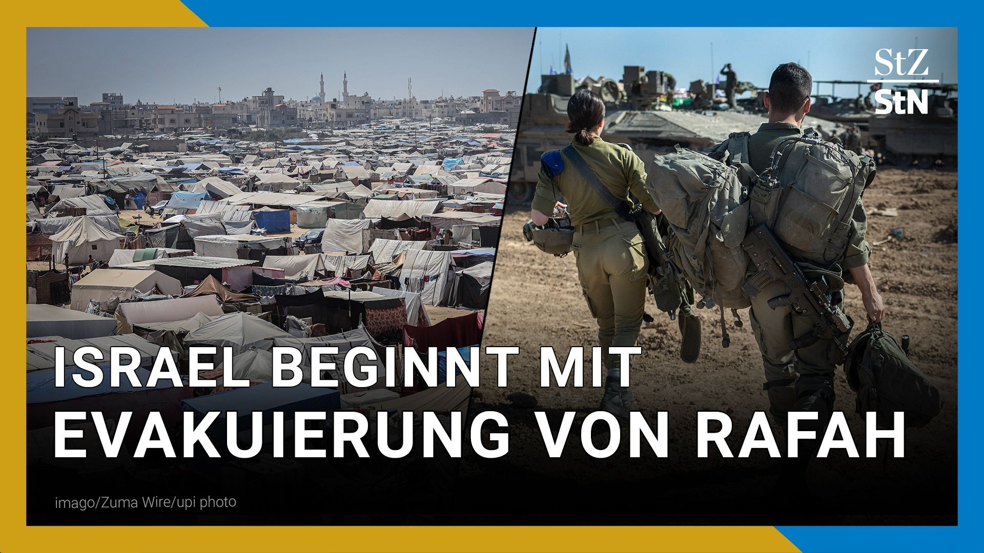 Israels Armee beginnt vor Militäreinsatz mit Evakuierung von Rafah
