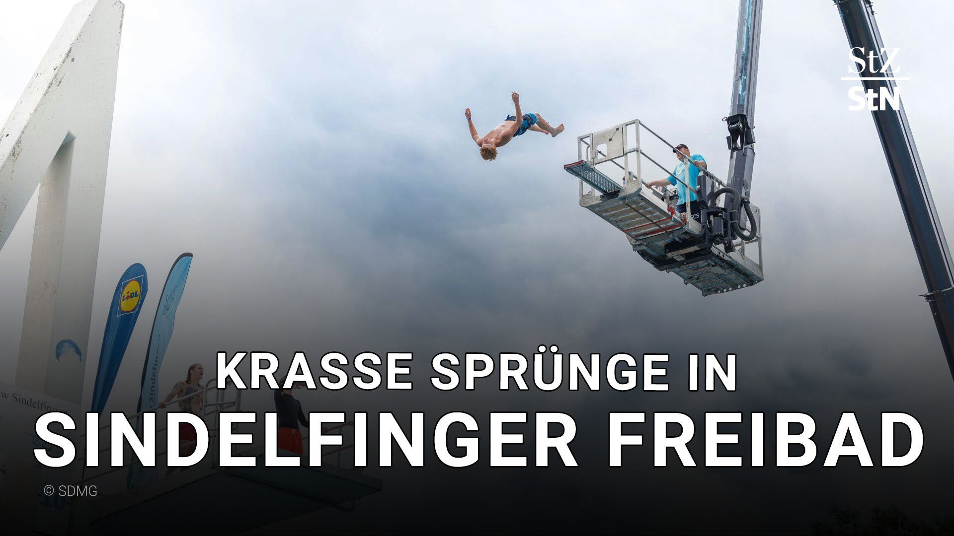 Krasse Sprünge in Sindelfinger Freibad