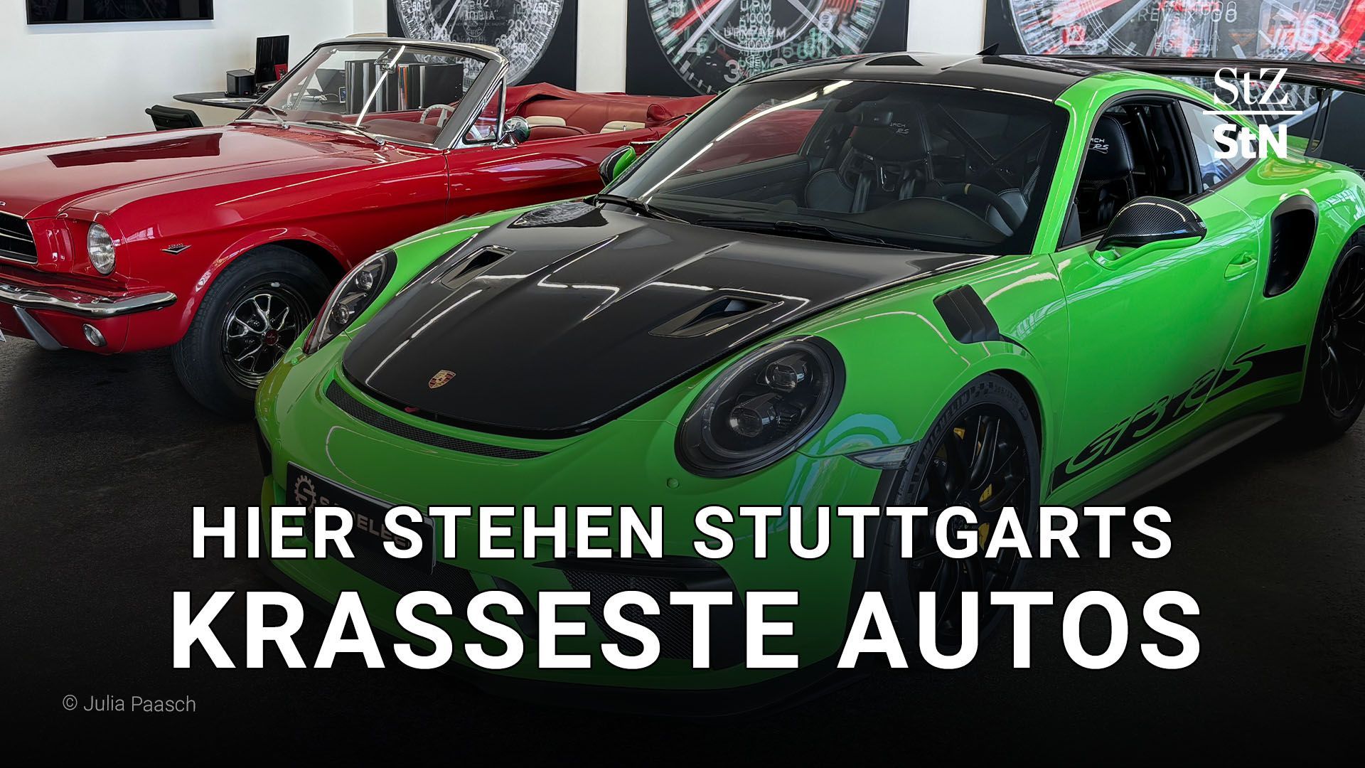 Video: Ferrari, Aston Martin & Co: Hier stehen die krassesten Autos Stuttgarts