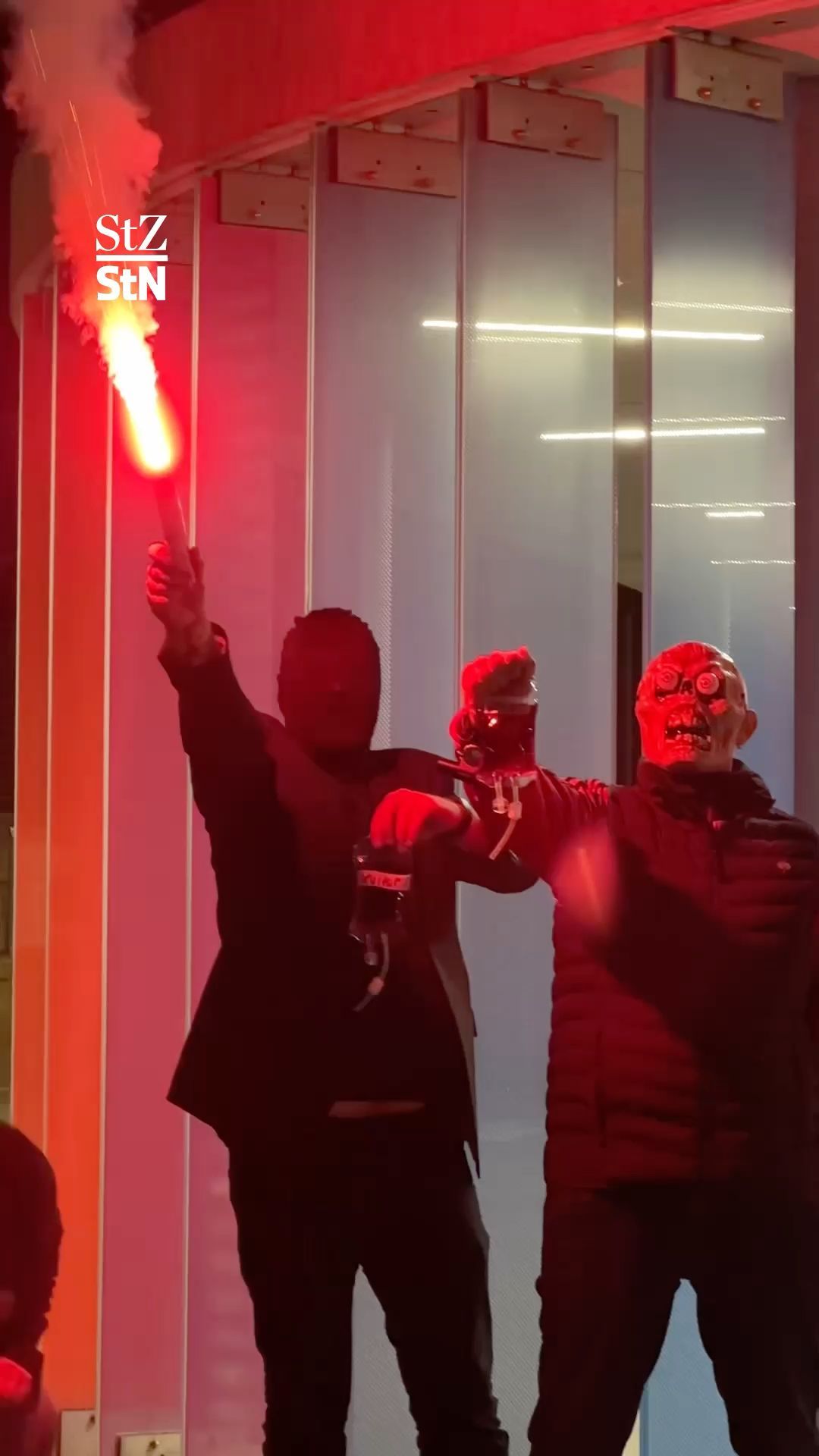 Video: Halloween-Protest bei Bosch