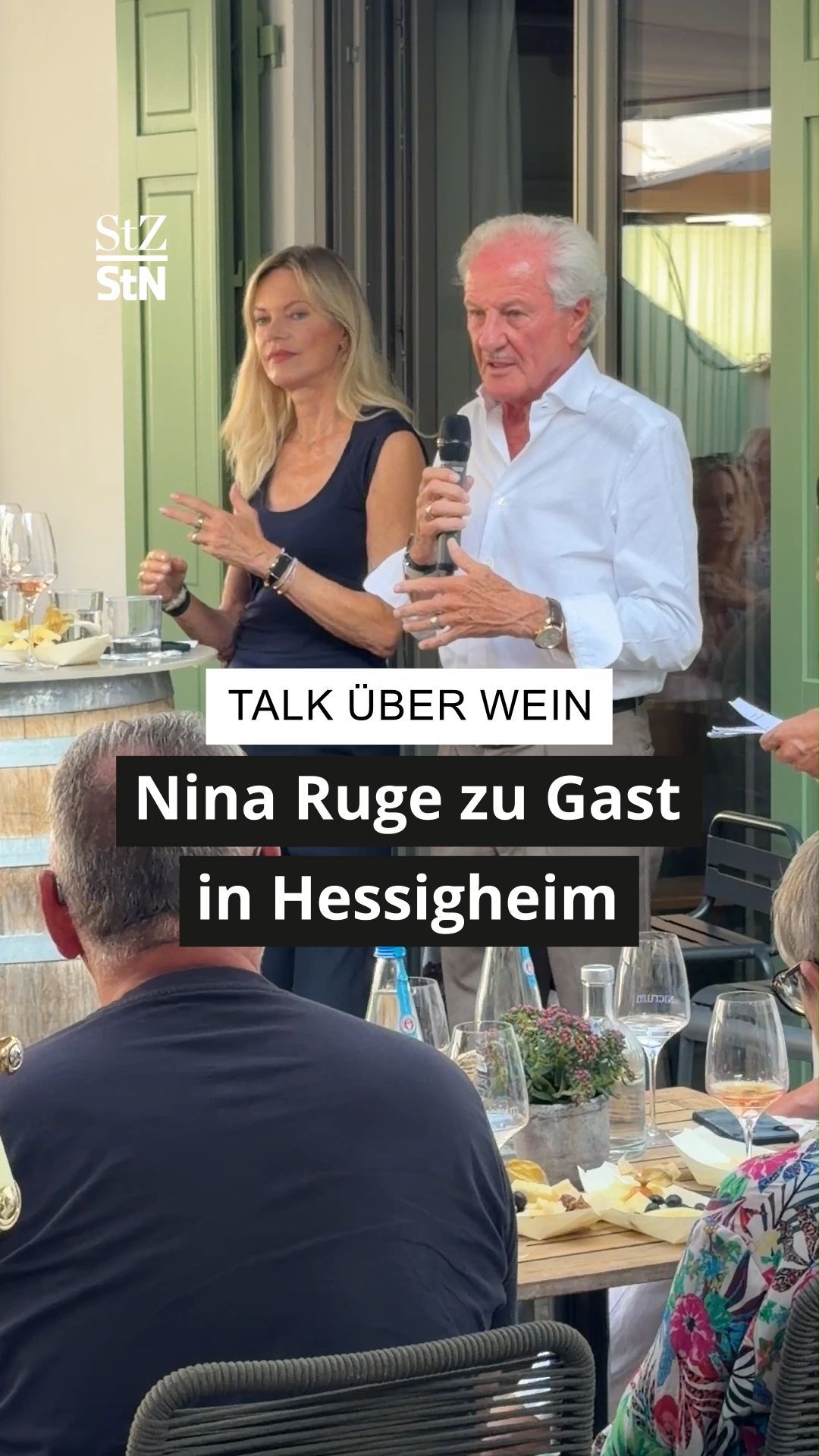 Nina Ruge on Wine Talk in Hessigheim