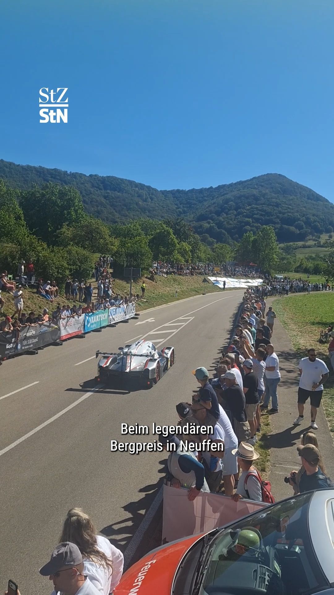 Video: Legendärer Bergpreis in Neuffen lockt Tausende Autofans