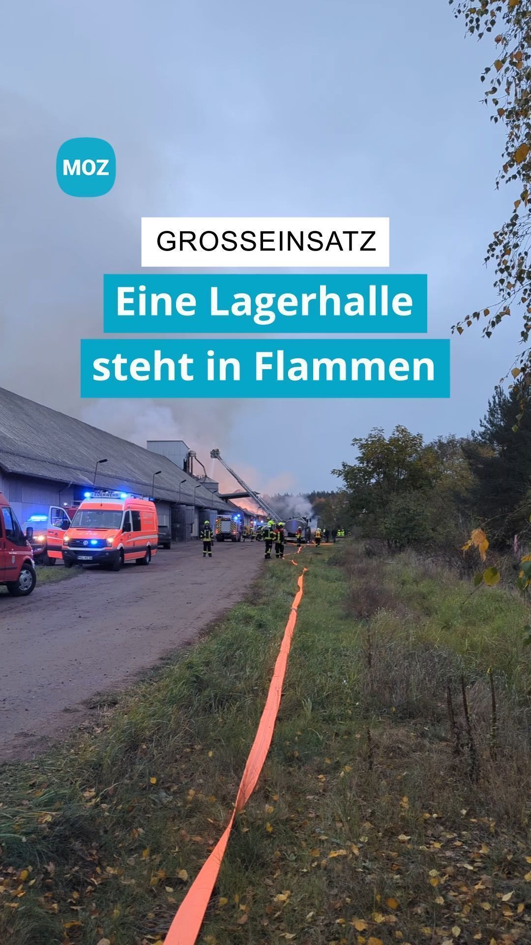 Video: Feuerwehr im Großeinsatz