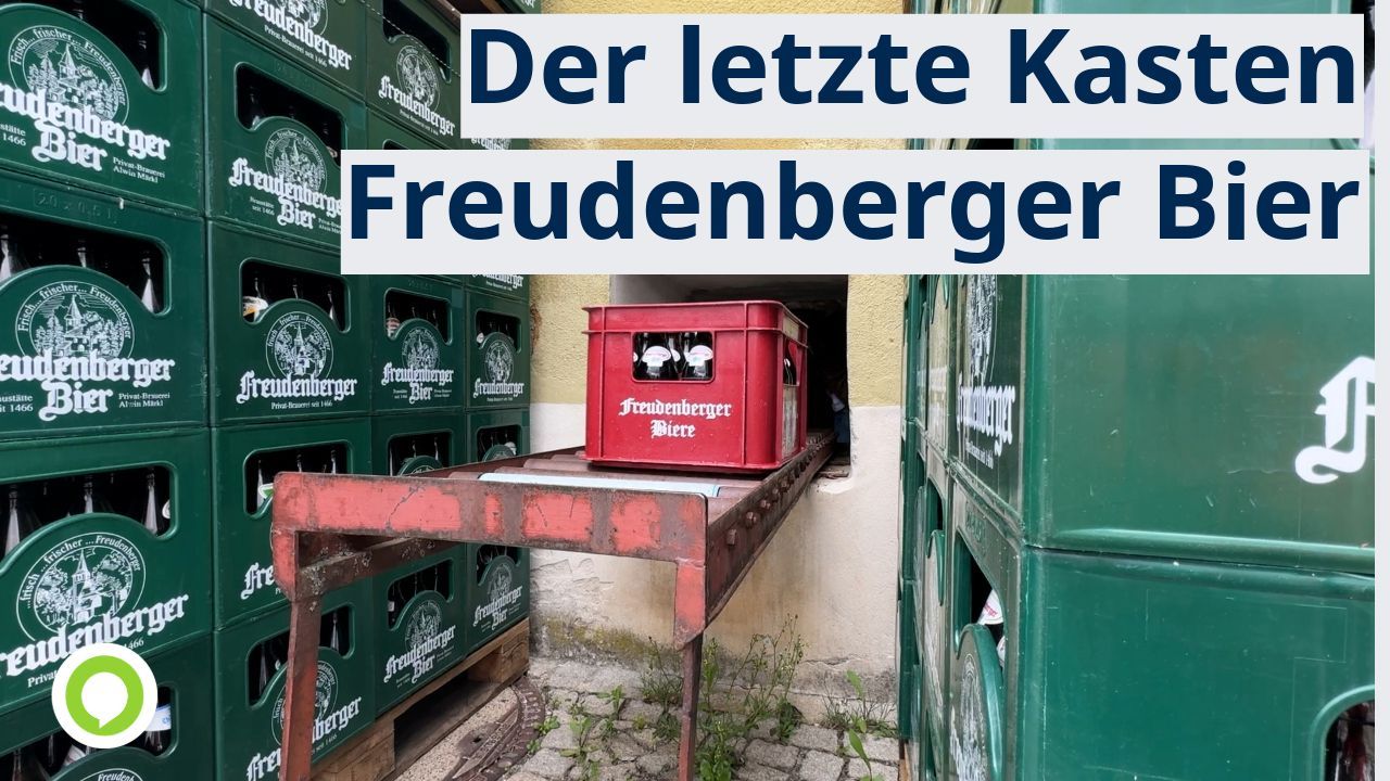 The last crate of Freudenberger beer