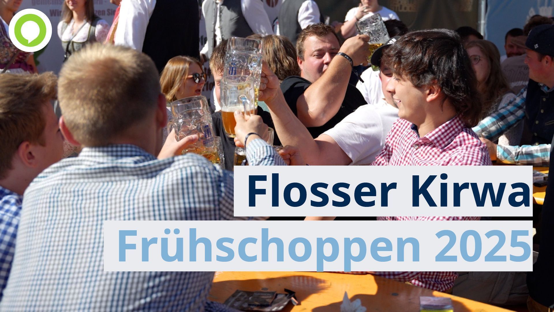 Video: Ausnahmezustand auf der Flosser Kirwa: Der Frühschoppen am Montag