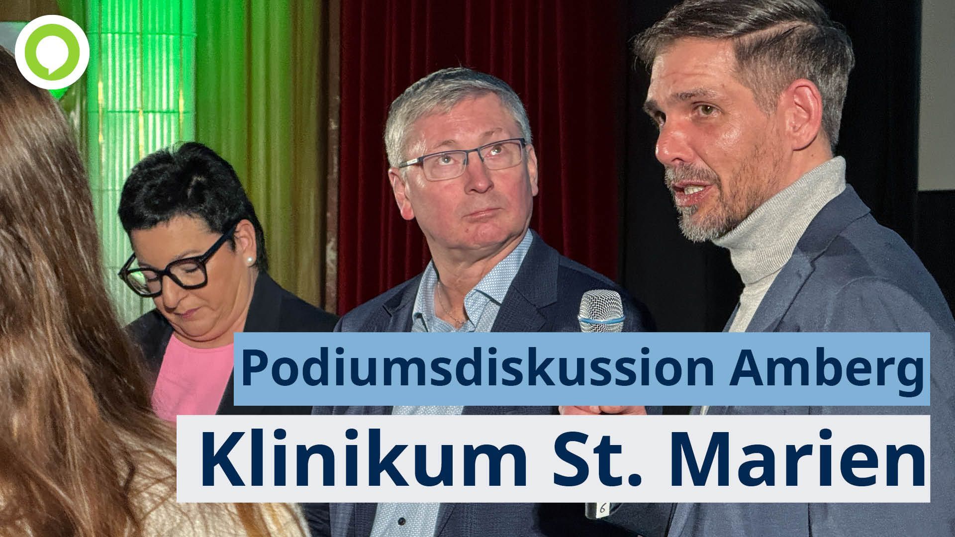 Video: Klinikfusion bleibt Streitpunkt: Wie Ambergs OB-Kandidaten die Krankenhausfrage bewerten