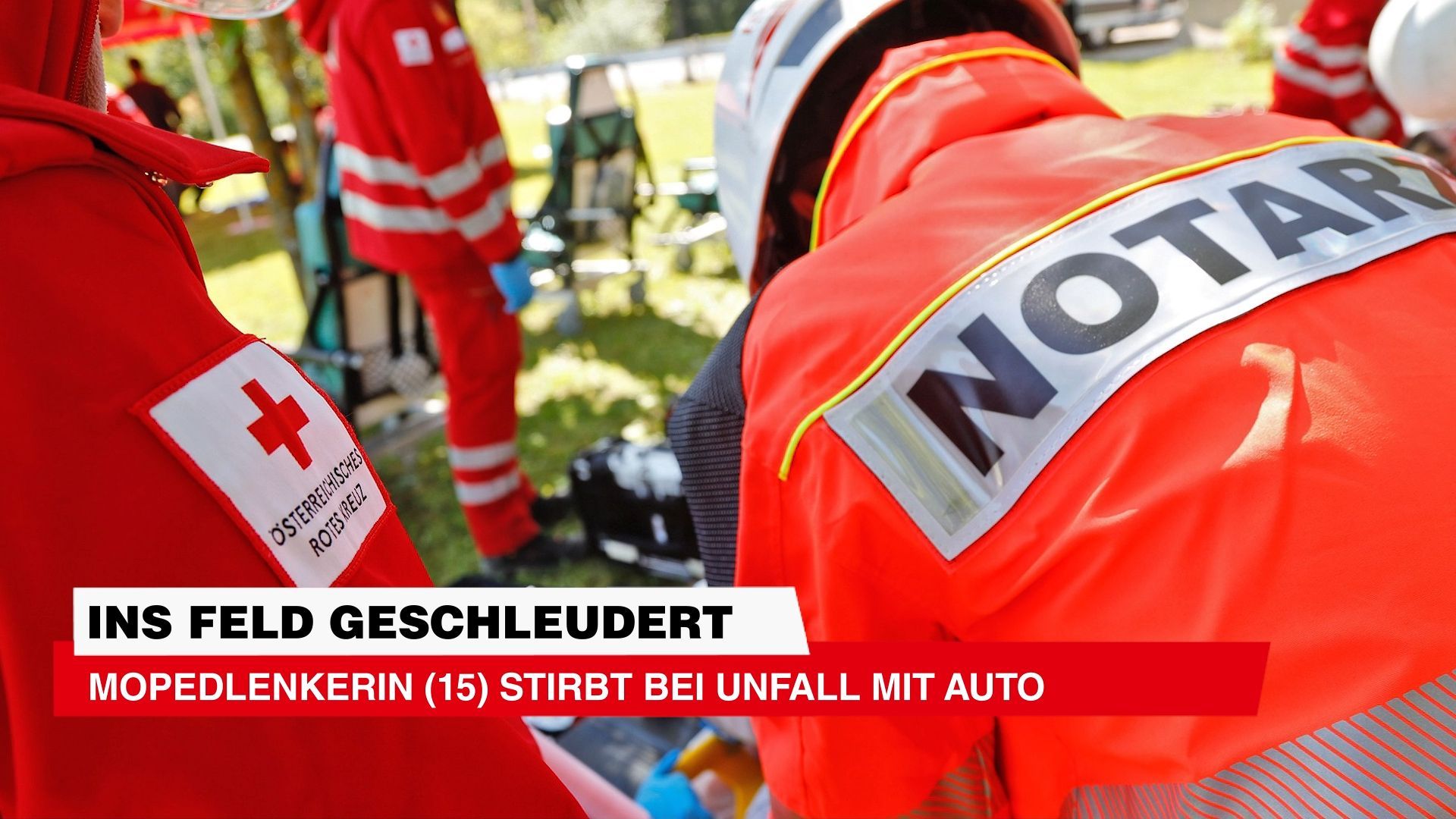 Video: Mopedlenkerin (15) stirbt bei Unfall mit Auto