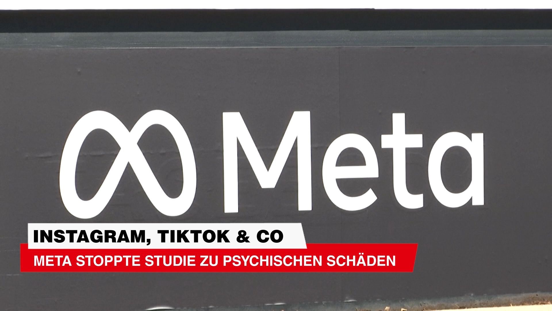 Video: Instagram, TikTok & Co - Meta stoppte Studie zu psychischen Schäden