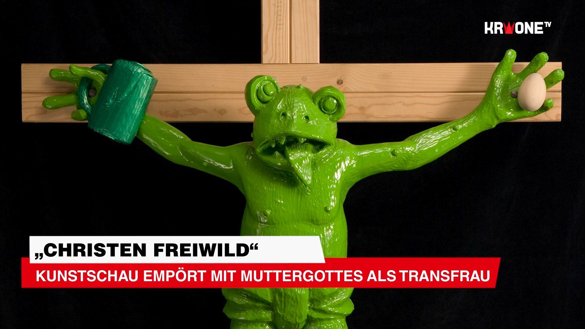 Art show outrages with Virgin Mary as transgender woman