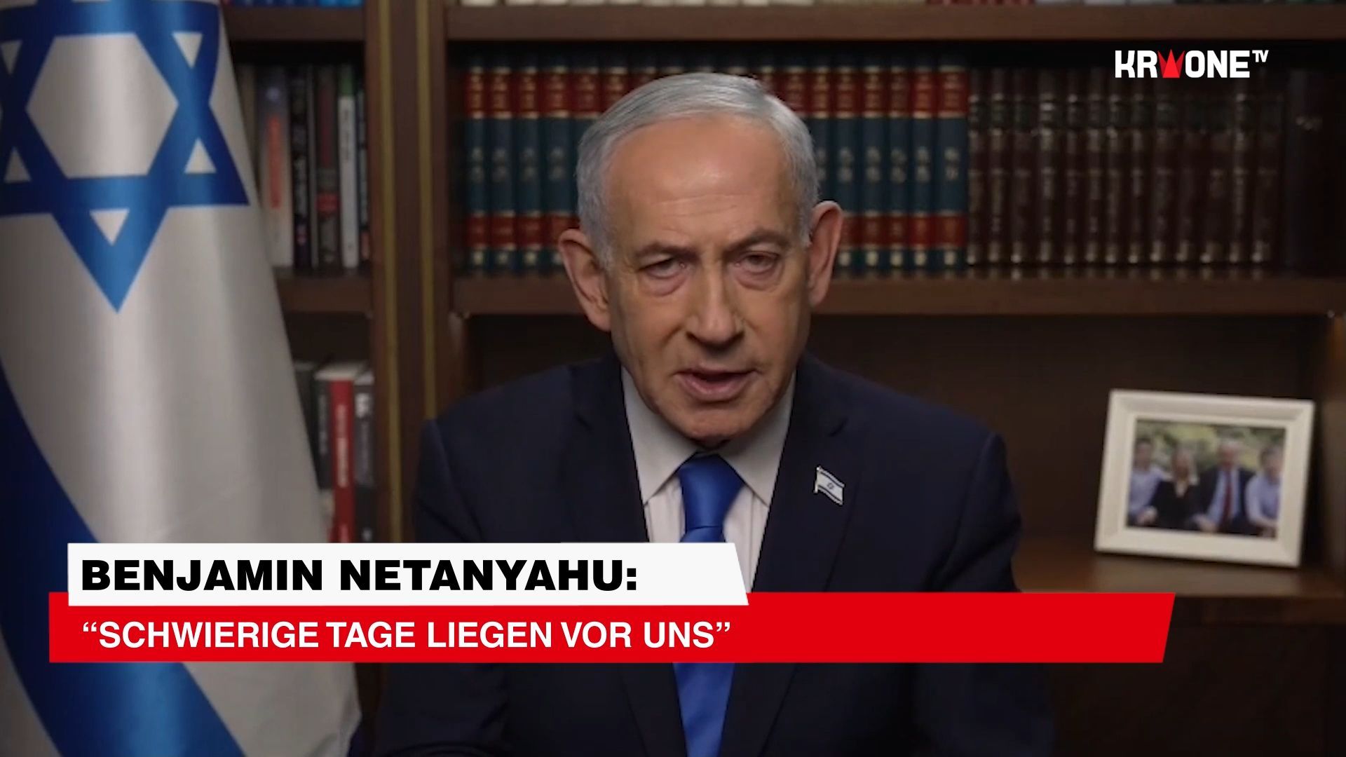Video: Benjamin Netanyahu - "Schwierige Tage Liegen vor uns"