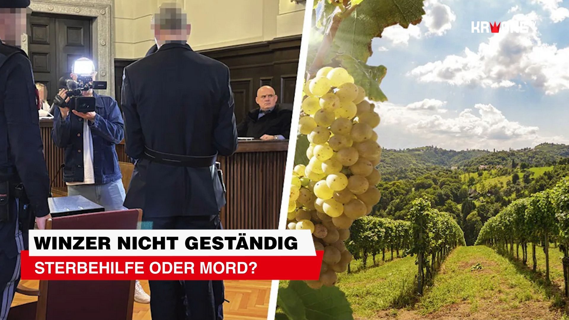 Video: Sterbehilfe oder Mord? Winzer nicht geständig ++ Ein „Mittel“ geholt