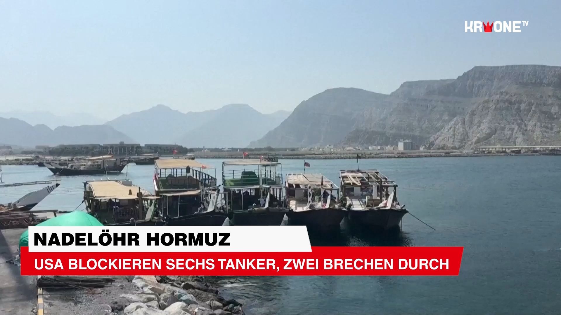 Video: Nadelöhr Hormuz ++ USA blockieren sechs Tanker, zwei brechen durch
