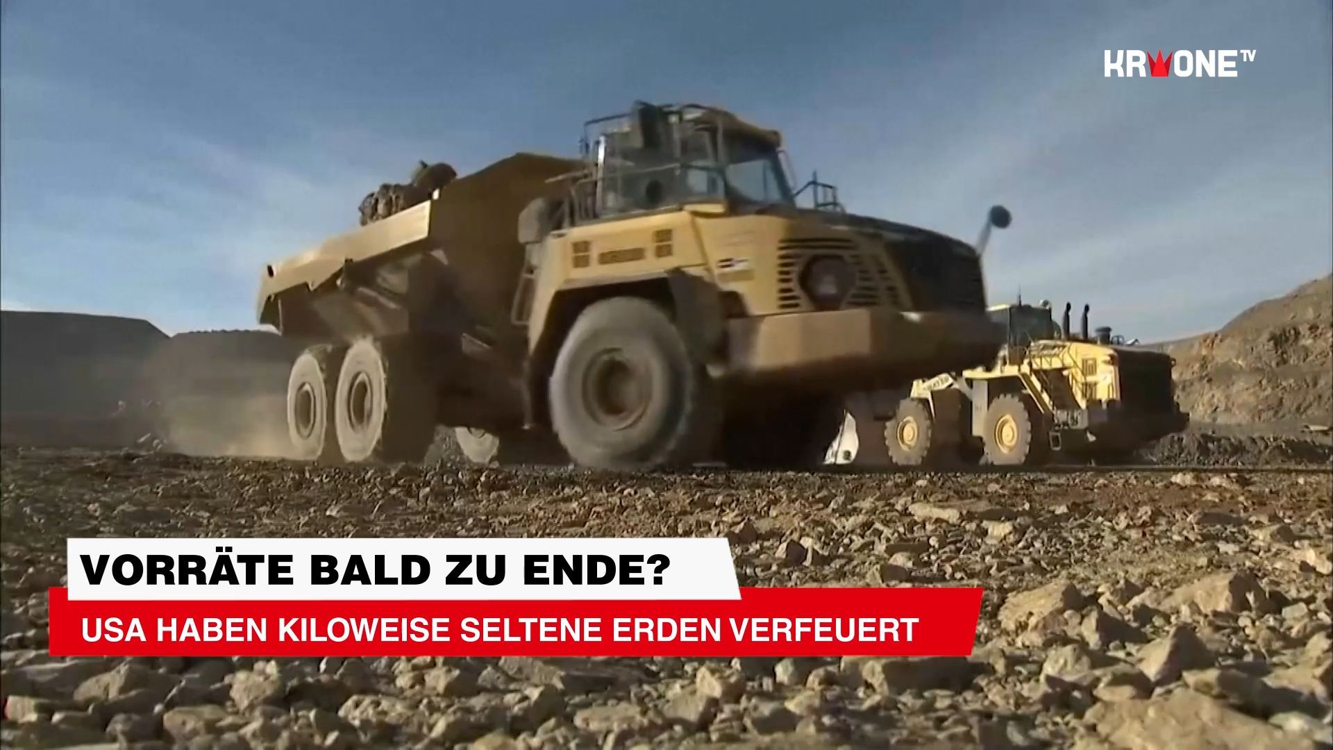 Video: Vorräte bald zu Ende? USA haben kiloweise seltene Erden verfeuert
