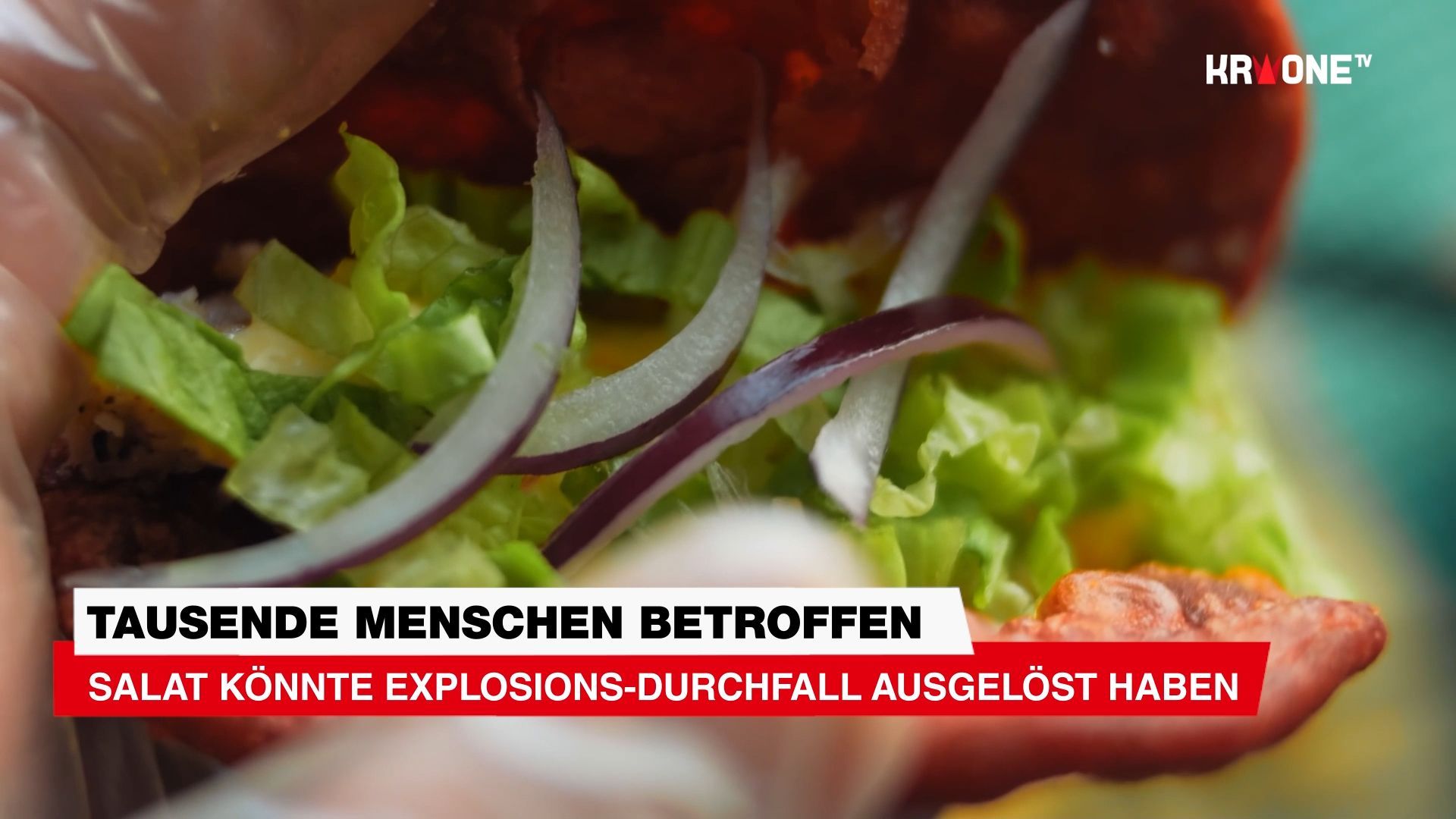 Salad could have caused explosive diarrhea - Thousands affected!