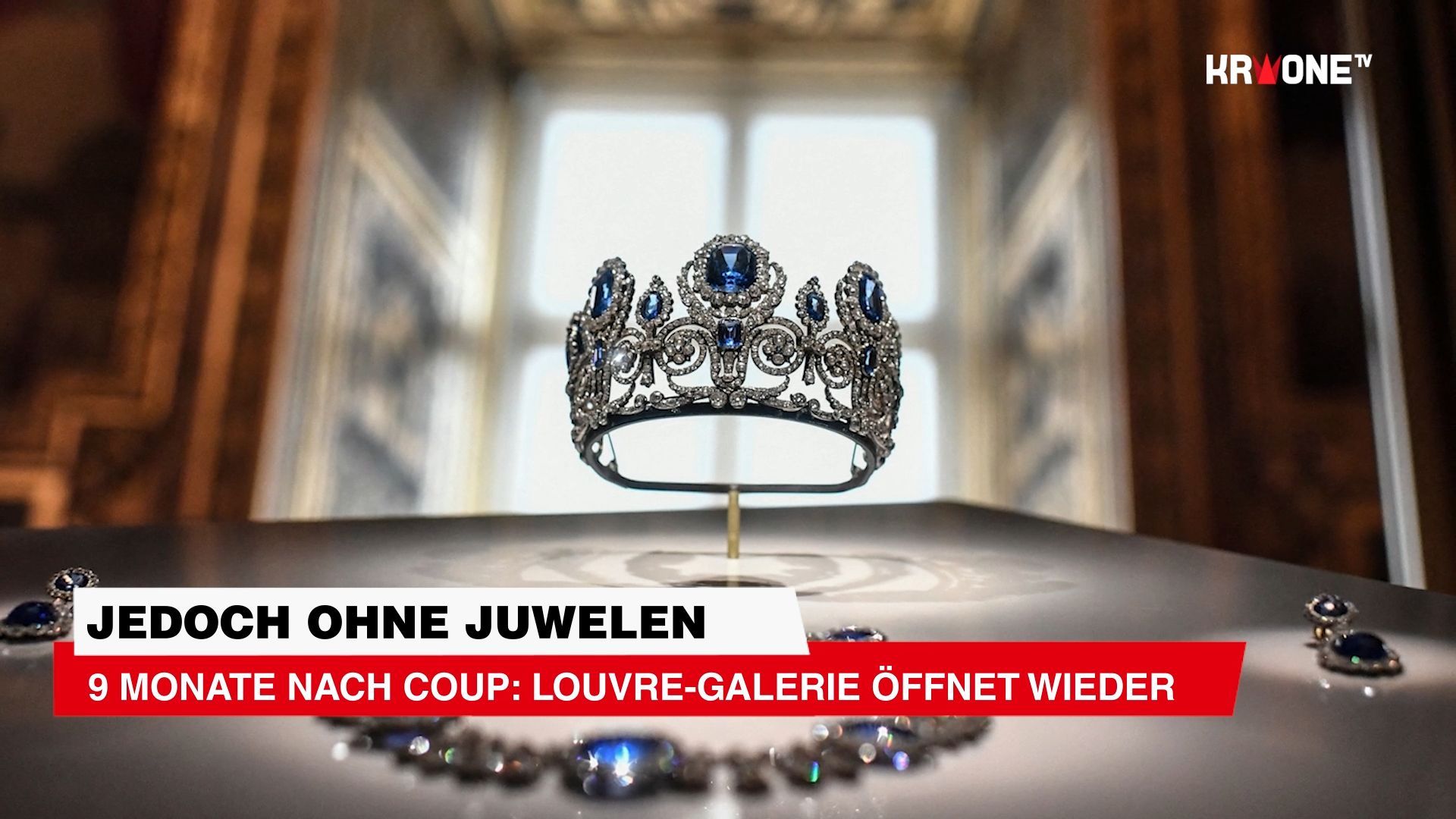 Video: 9 Monate nach Coup: Louvre-Galerie öffnet wieder - jedoch ohne Juwelen