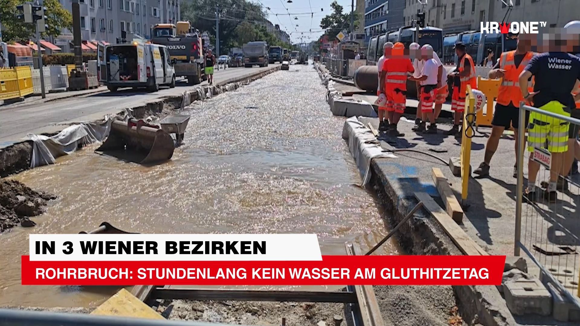 Video: Rohrbruch: Kein Wasser in 3 Wiener Bezirken