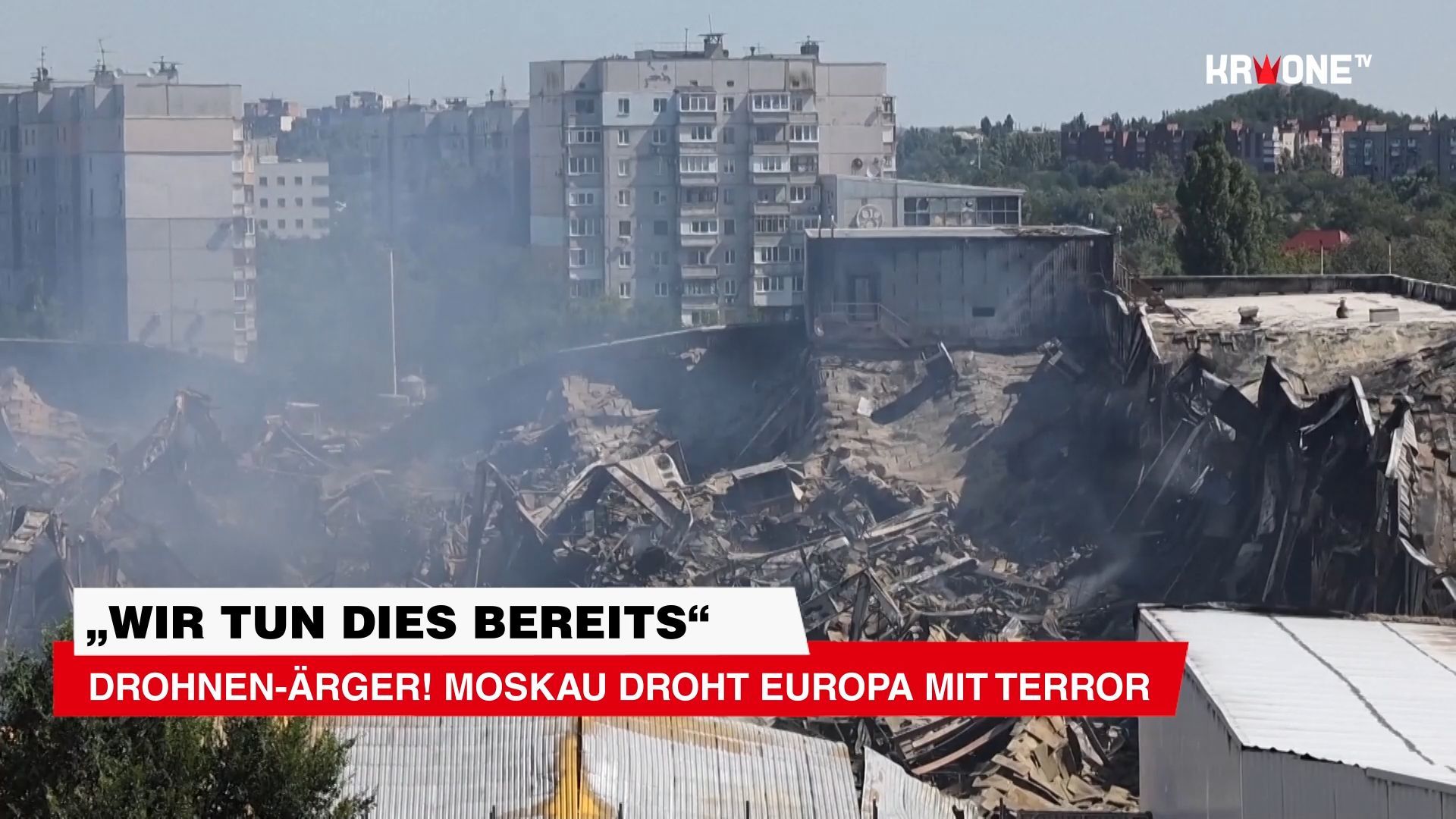 Video: Drohnen-Ärger! Moskau droht Europa mit Terror
