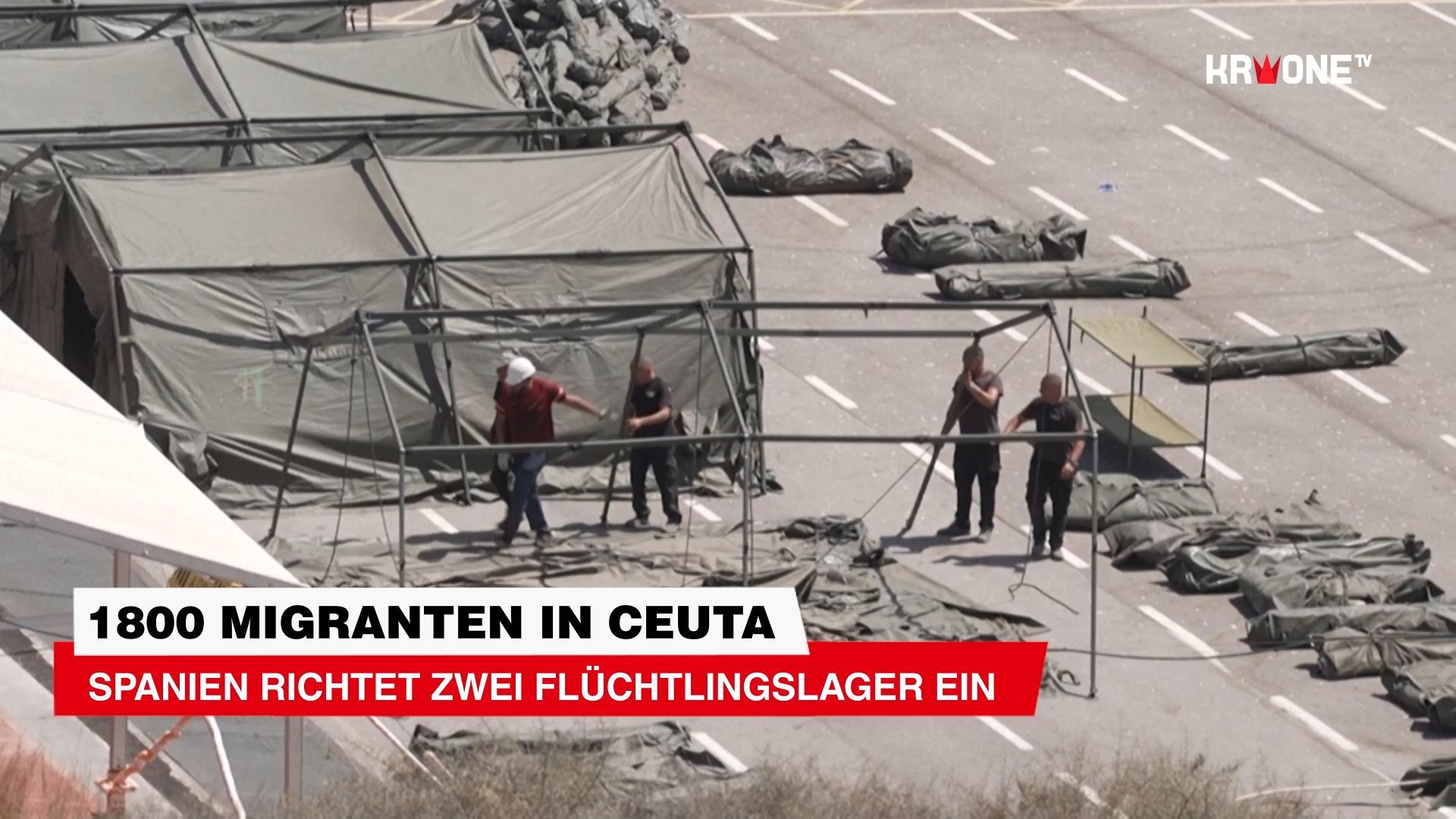 Video: Ceuta: Spanien richtet zwei Flüchtlingslager ein
