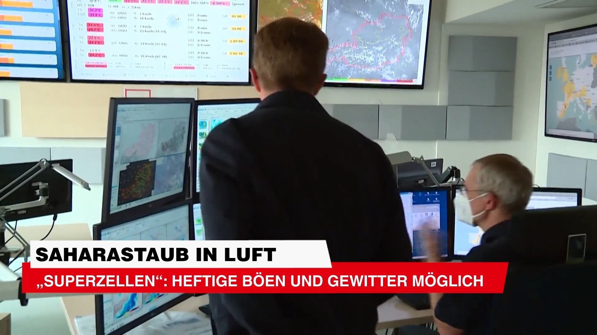 Video: „Superzellen“: Heftige Böen und Gewitter möglich durch Saharahstaub