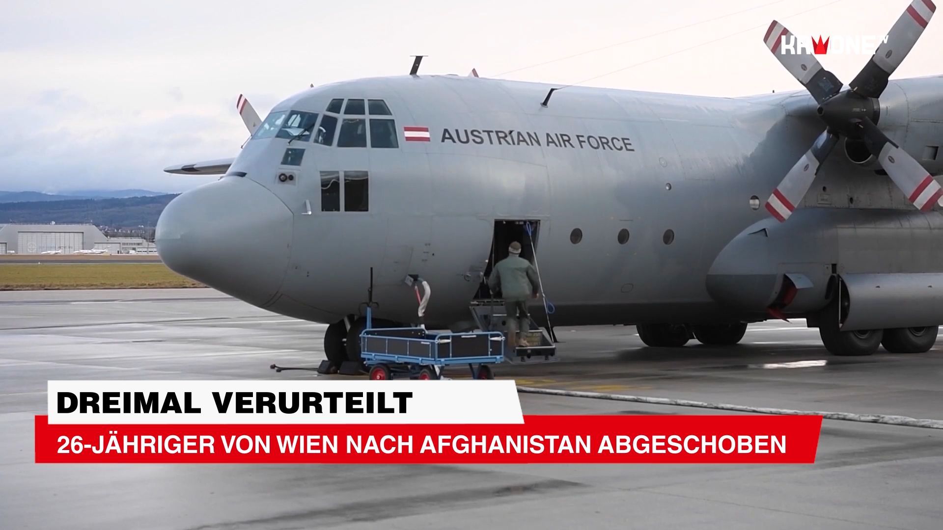 Video: Dreimal verurteilt: 26-Jähriger nach Afghanistan abgeschoben