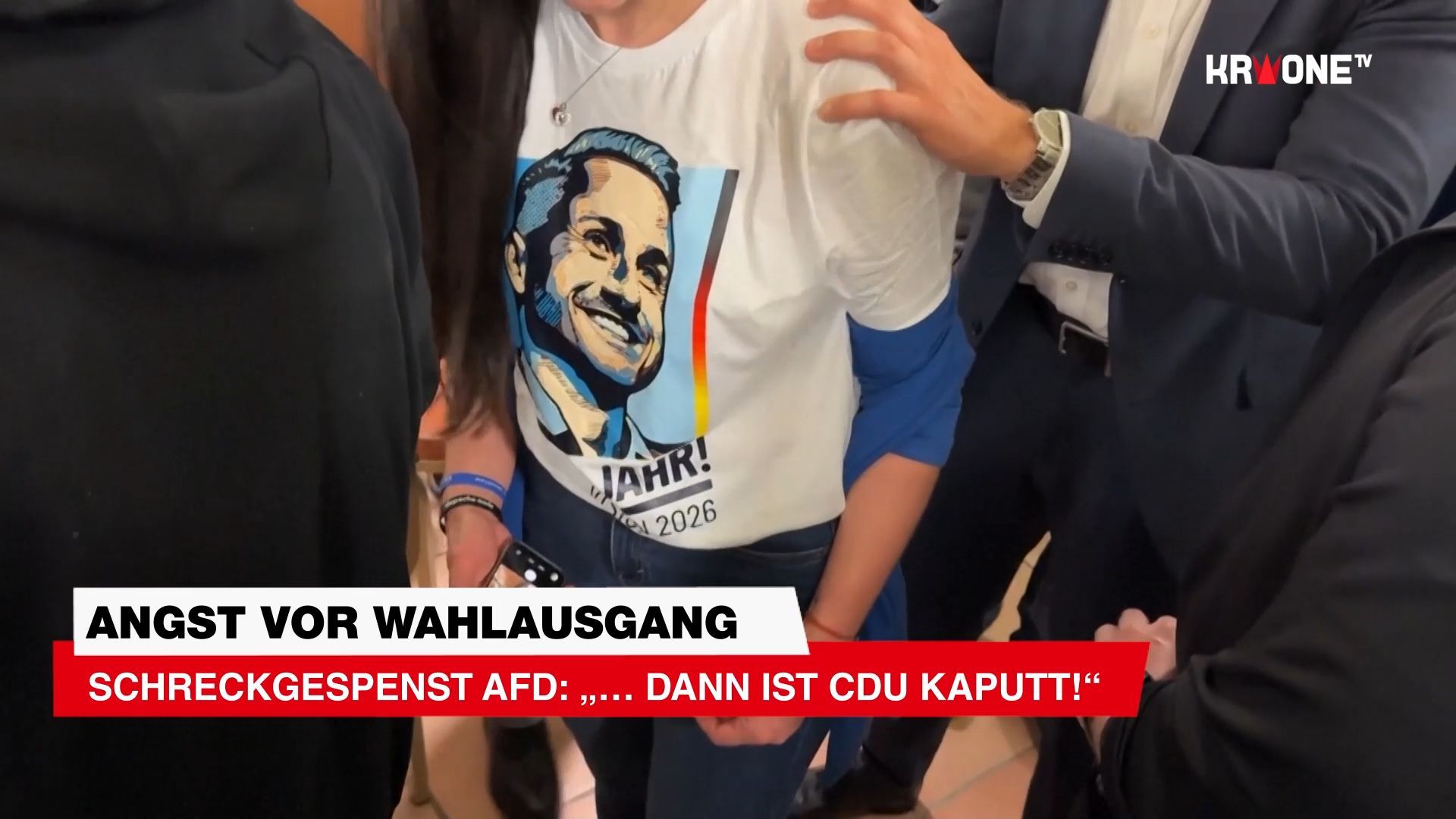 Video: Angst vor Wahlausgang: Schreckgespenst AfD: „… dann ist CDU kaputt!“
