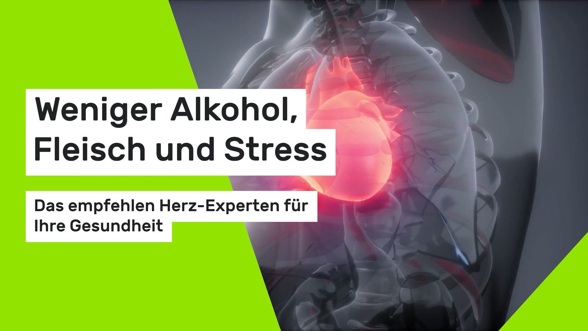 Weniger Alkohol, Fleisch und Stress: Das empfehlen Herz-Experten für Ihre Gesundheit