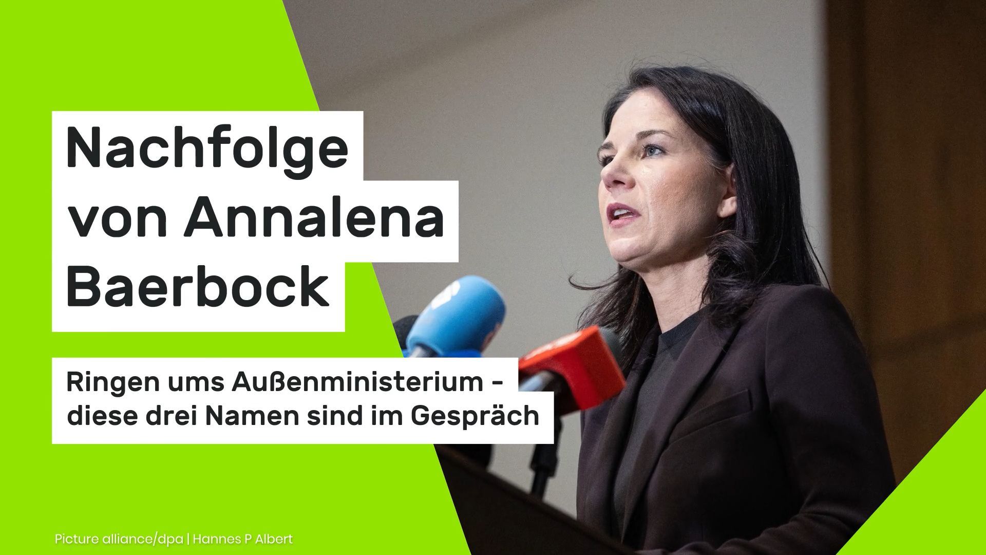 Video: Nachfolge von Annalena Baerbock im Außenministerium - diese drei Namen sind im Gespräch