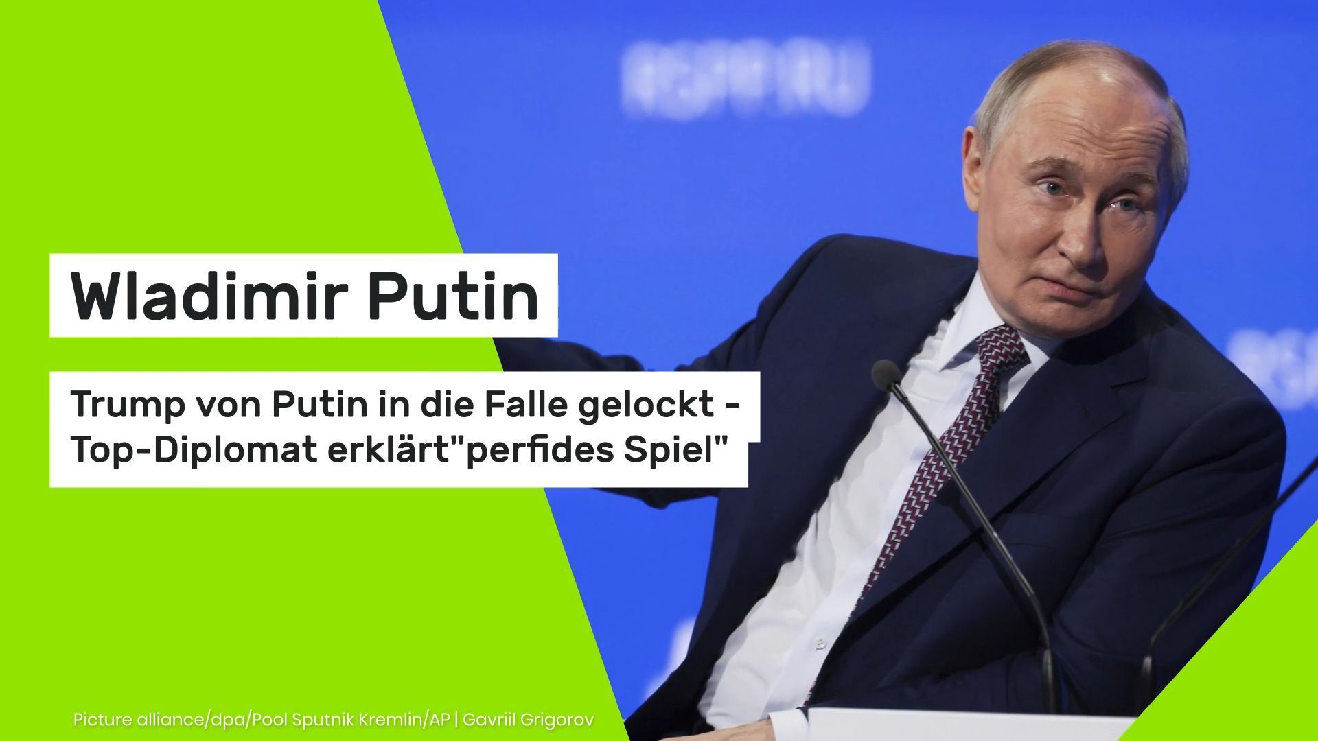 Video: Wladimir Putin: Trump von Putin in die Falle gelockt - Top-Diplomat erklärt "perfides Spiel"