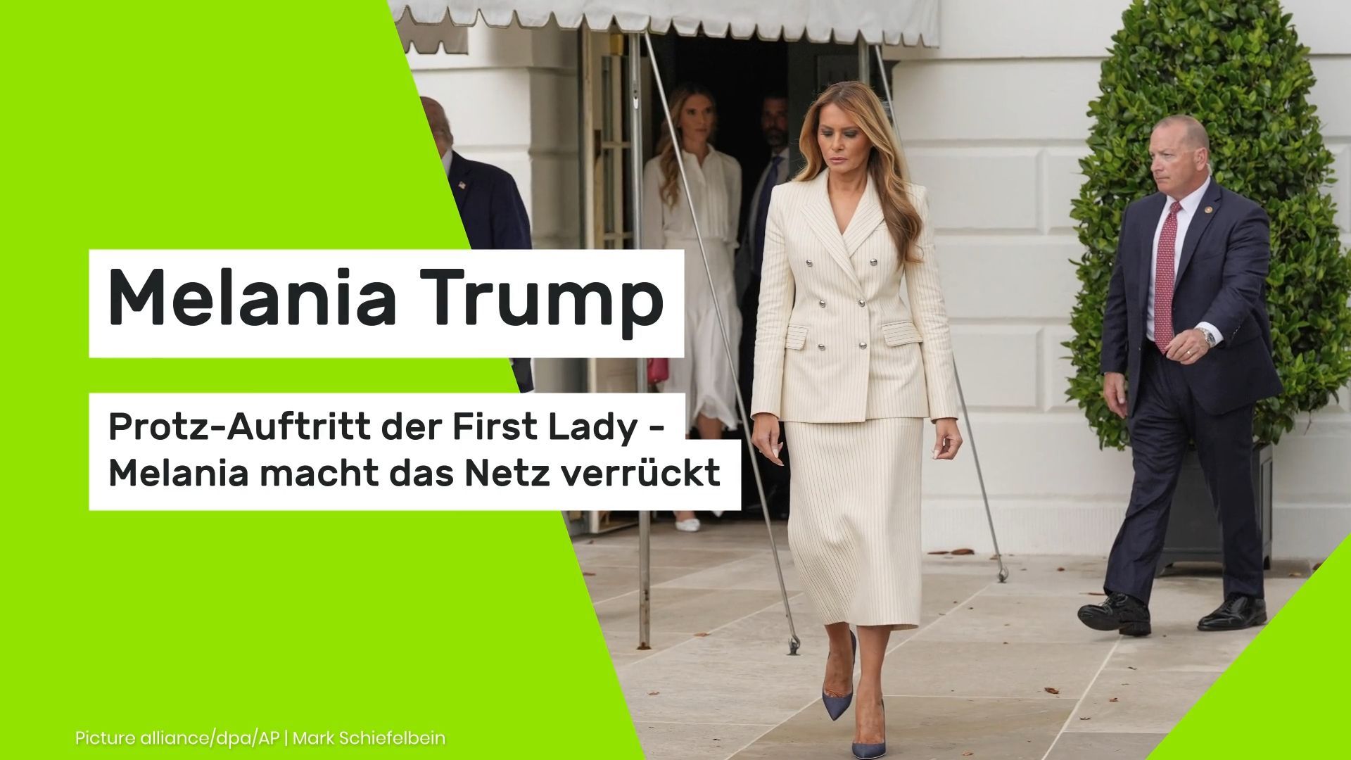 Melania Trump: Extravagant Appearance of the First Lady - Melania Drives the Internet Crazy