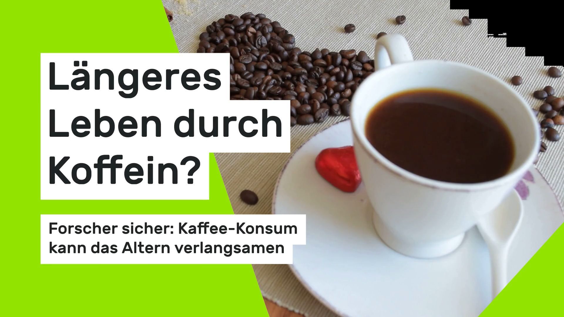 Longer Life Thanks to Caffeine?: Researchers Certain: Coffee Consumption Can Slow Aging