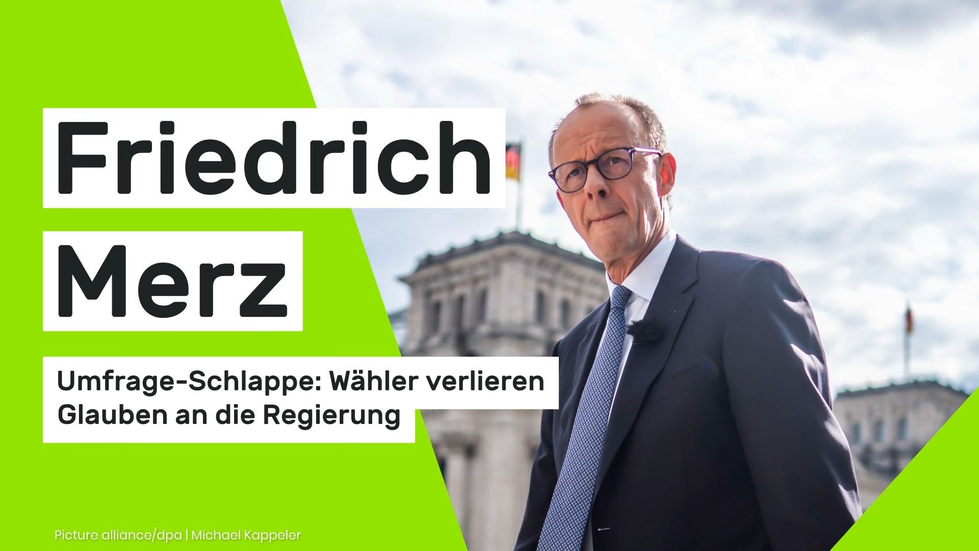 Umfrage-Schlappe für Friedrich Merz: Wähler verlieren Glauben an die Regierung