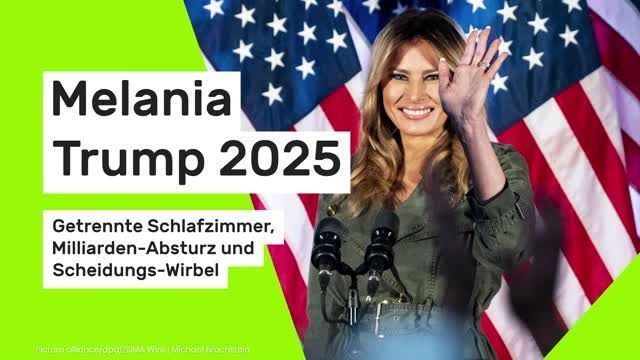Video: Melania Trump 2025: Getrennte Schlafzimmer, Milliarden-Absturz und Scheidungs-Wirbel