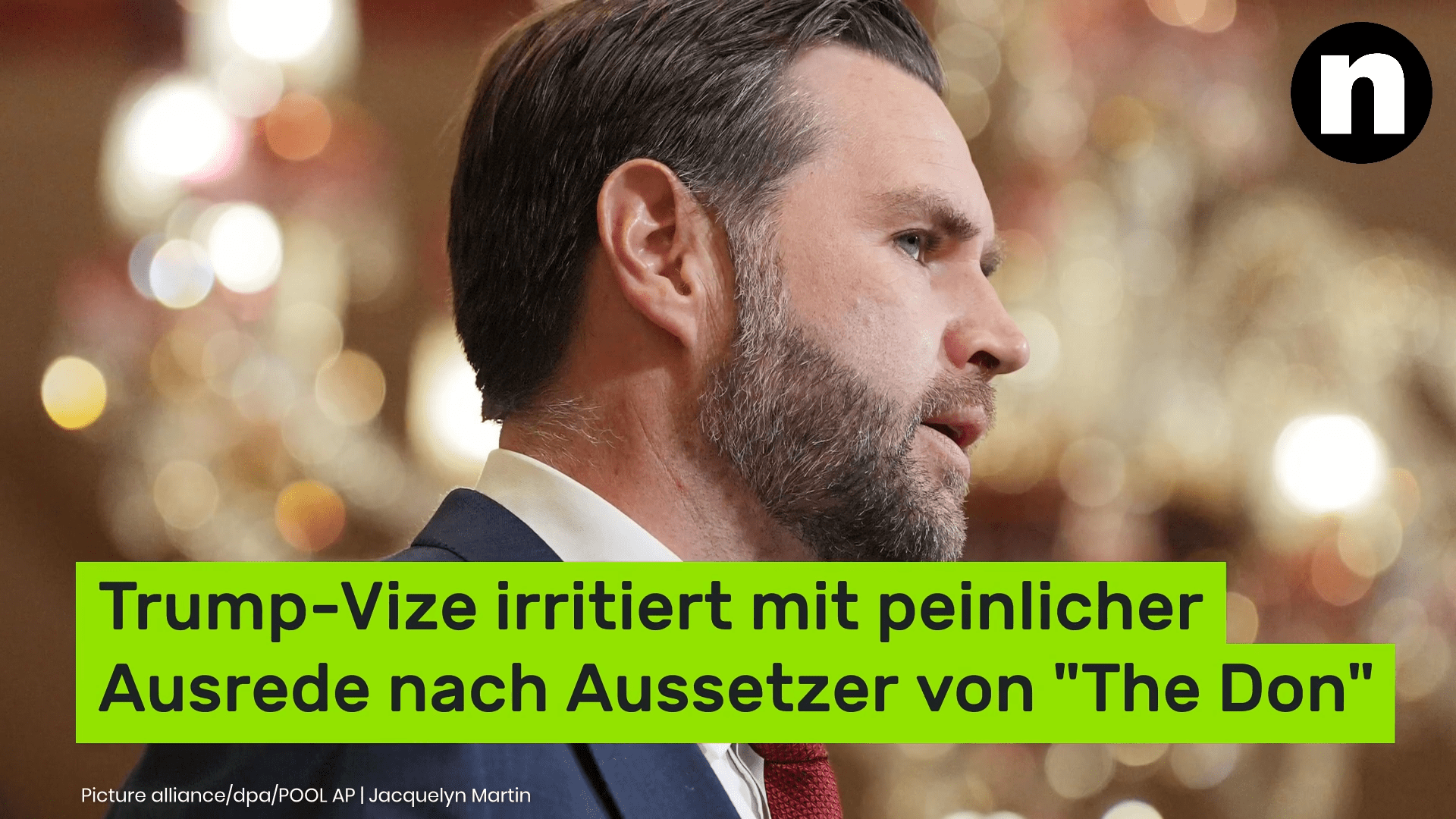 Video: JD Vance: Trump-Vize irritiert mit peinlicher Ausrede nach Aussetzer von "The Don"