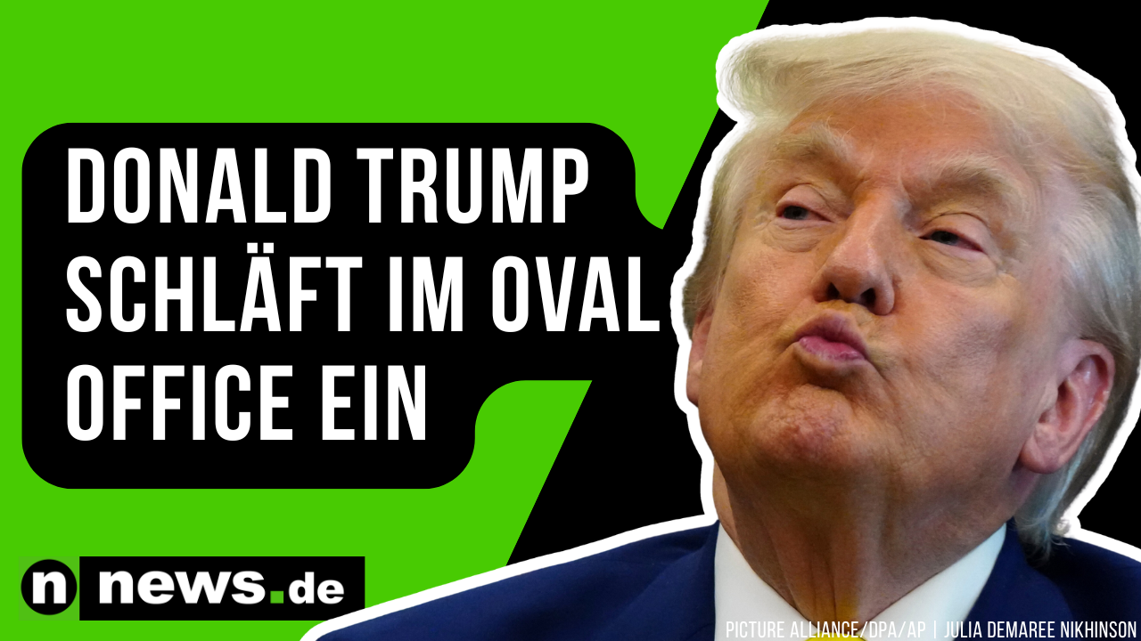 Video: Donald Trump schläft im Oval Office ein: "Ihr dummen Mundatmer" - Schlafender Trump lässt Weißes Haus schäumen